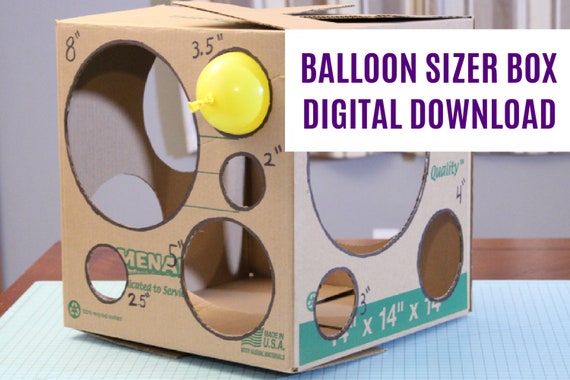 Modello per dimensionare palloncini fai da te e istruzioni DOWNLOAD  DIGITALE -  Italia