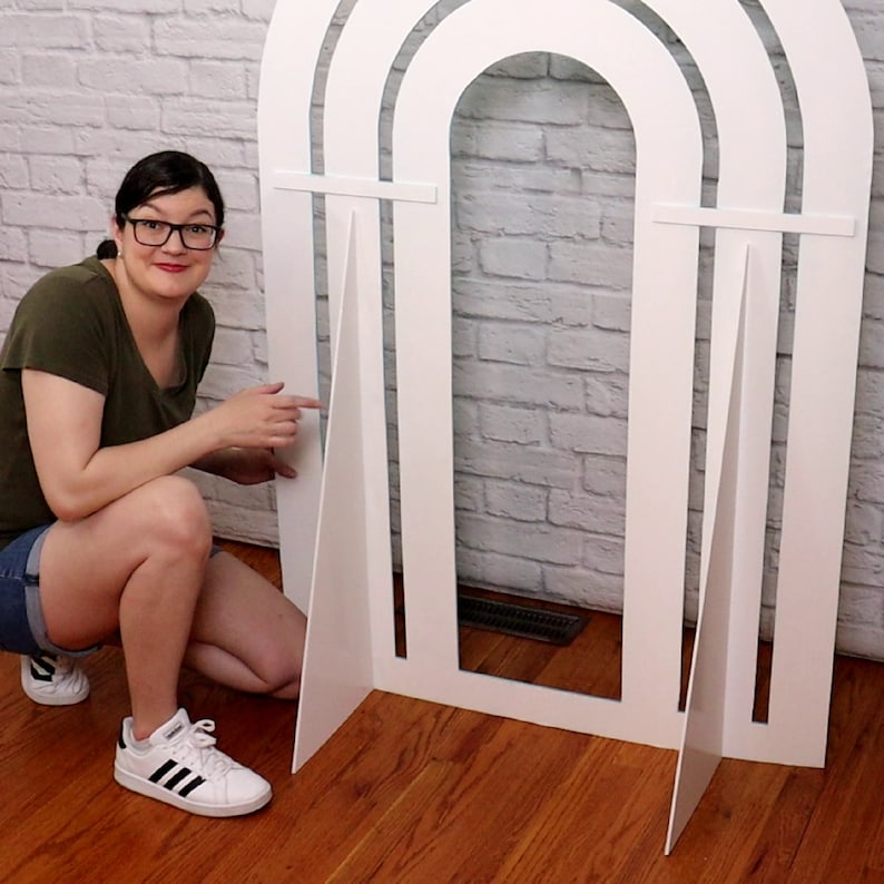 Chiara Arch Backdrop Tutorial and Plans Digital Template Etsy France