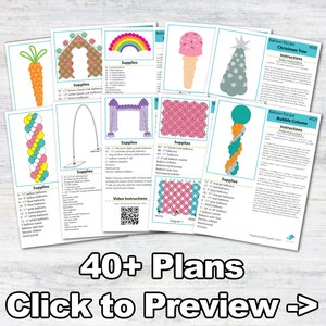 Balloon Pro Bundle - plans and tutorials to help you make more money in your balloon business - Digital Balloon Recipes