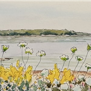 Golden Rod, Alley Island. Giclee print by Gail Cleveland