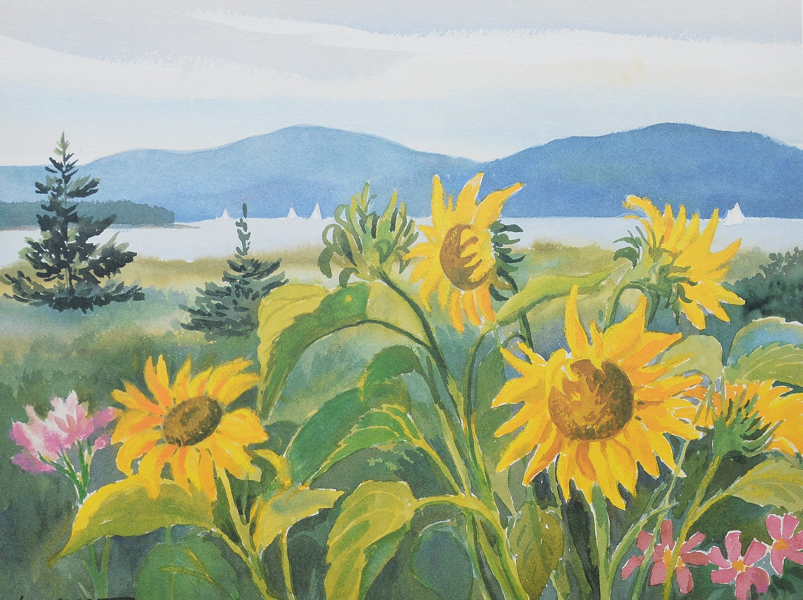 Island Sunflowers, Wini Smart Print - Etsy