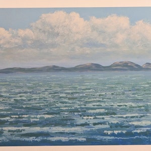 Sailing Mount Desert Island, giclee reproduction by Gail Cleveland