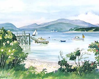 Cranberry Island View, Wini Smart Print