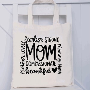 Mother’s Day, Mother’s Day gift, mom bag, mom tote, bag, tote, canvas tote bag, market tote, personalized tote, personalized bag, mom,