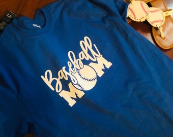 Baseball mom short sleeve shirt, baseball, tball, baseball mom, baseball shirt, personalized baseball, mom, tball mom