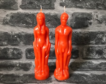 Couple Beeswax Candles