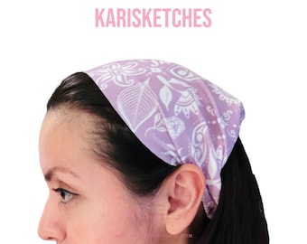 Raw Edge Cotton Headband