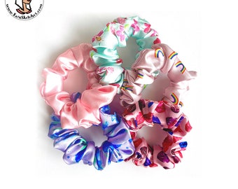 Satin scrunchies