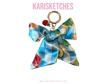 Satin Bow  Keychain