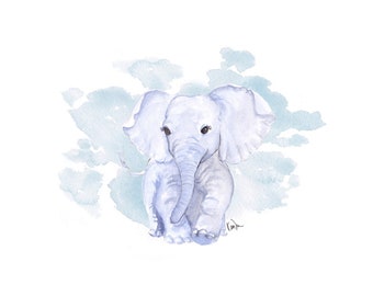 Blue Baby Elephant