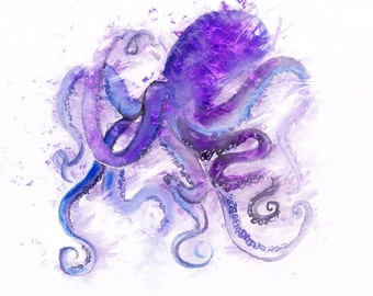 Purple Octopus