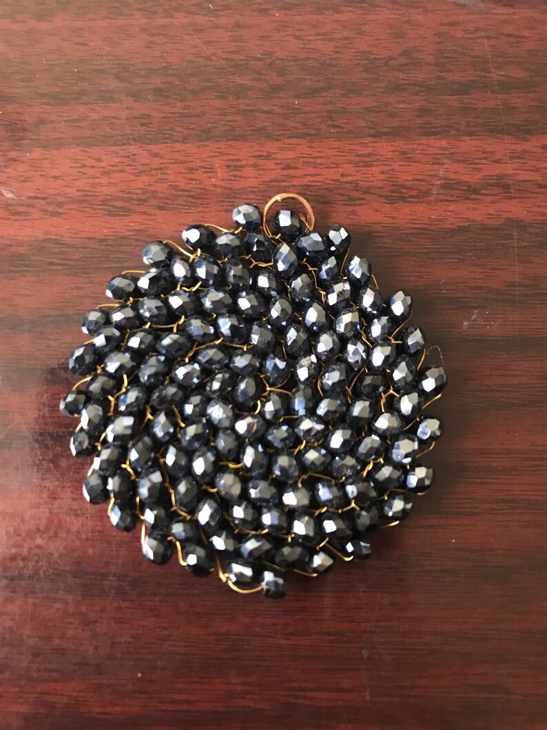 Bead and Wire Pendant