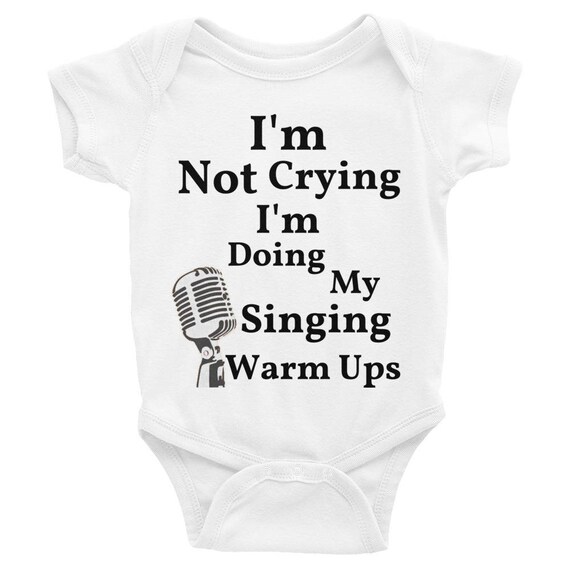I'm Not Crying I'm Doing My Singing Warm ups music Etsy