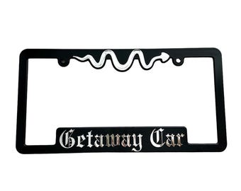 Getaway Car, License Plate Frame, Rep, Taylor Merch