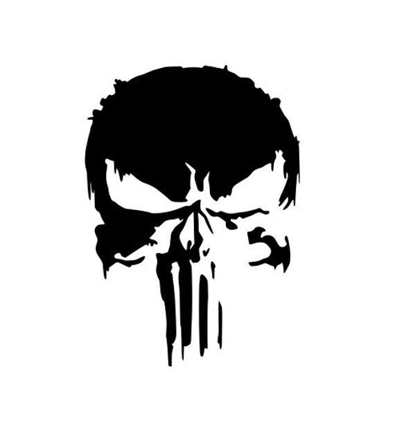 The Punisher Vinyl sticker decal decorative | Etsy
