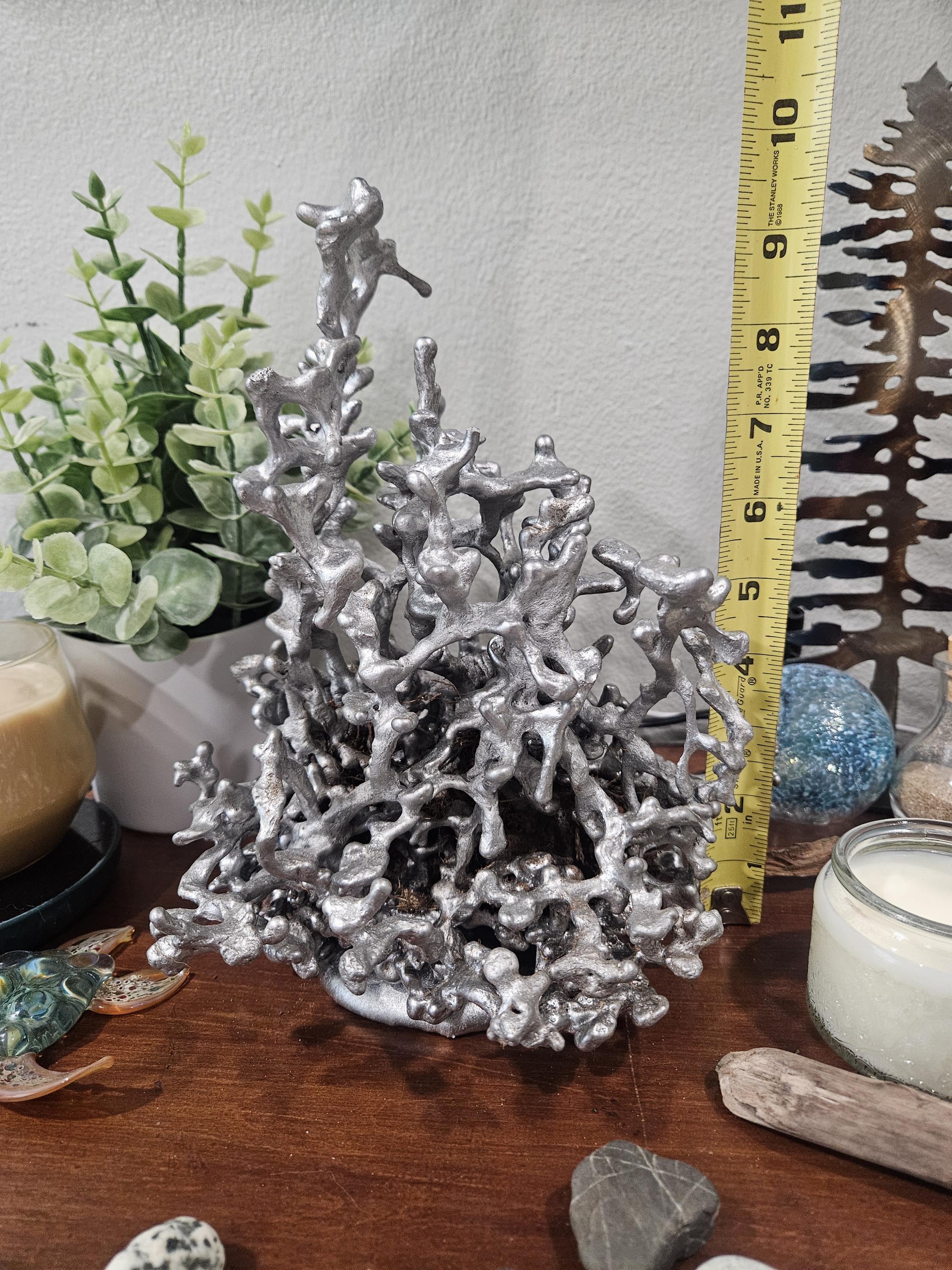 Alluring Aluminum Anthill Sculpture- Fire Ant Colony- Cast #128