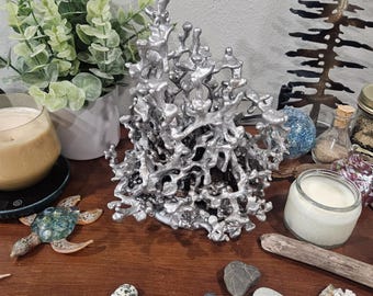 Alluring Aluminum Anthill Sculpture- Fire Ant Colony- Cast  #128 *FREE SHIPPING*