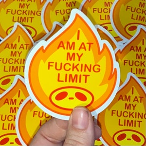 Je suis à ma limite Sticker