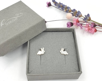 Libaraba 925 Silver Rabbit and Carrot Stud Earrings with Heart Jewelry Box,Rabbit Earrings for Women Libaraba 925 Silver Rabbit and Carrot Stud Earrings with Heart Jewelry Box,Rabbit Earrings for Women