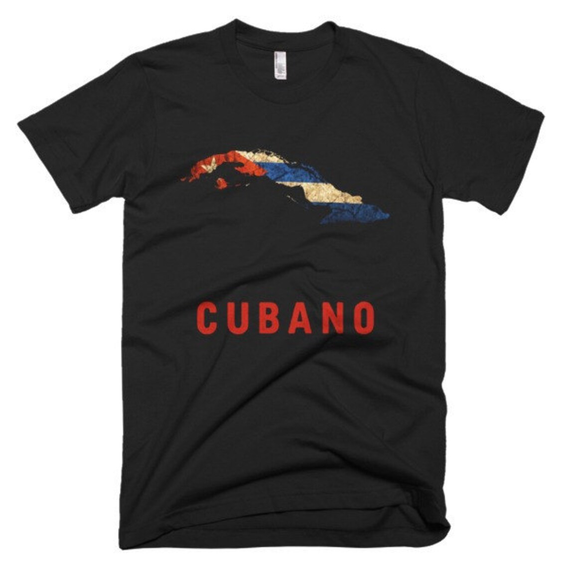 The Cubano Cuban Flag T-Shirt fitted | Etsy