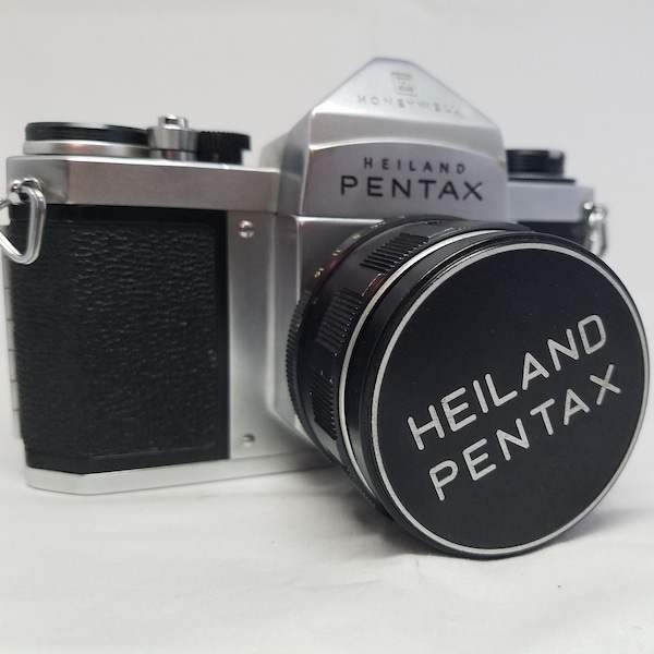 Honeywell Heiland Pentax H3 35mm SLR Film Camera Auto-Takumar 1:1.8/55 Asahi lens Japan DOES NOT work