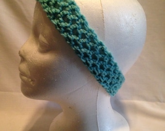 Crochet Headband - Crochet Ear Warmer - Crochet Headband for Women - Headband - Turquoise Headband