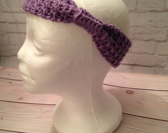 Crochet Headband - Crochet Ear Warmer - Crochet Headband for Women - Headband, Lilac Headband