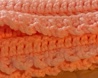 Crochet Baby Blanket, Baby Blanket, Baby Afgan, Baby Shower Gift, Baby Pink,