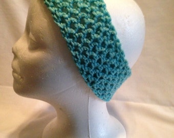 Crochet Headband - Crochet Ear Warmer - Crochet Headband for Women - Headband - Turquoise Headband