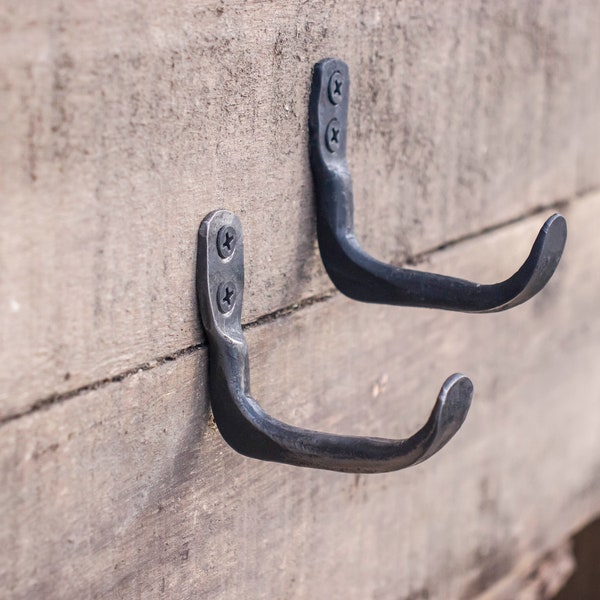 Hand forged J / L hook coat hook towel hook farmhouse rustic