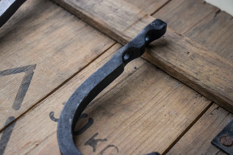 Heavy Duty Hand J Hook Wall Hook Rustic Farmhouse Etsy