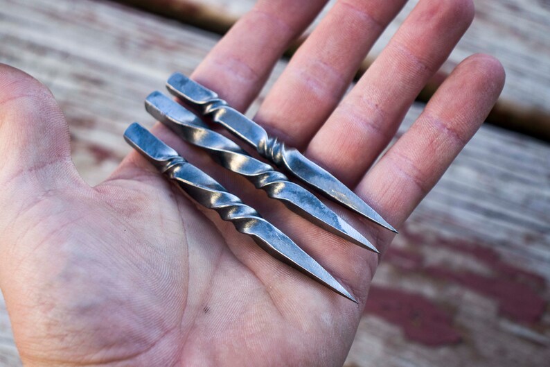 Hand steel Ninja throwing spikes Etsy