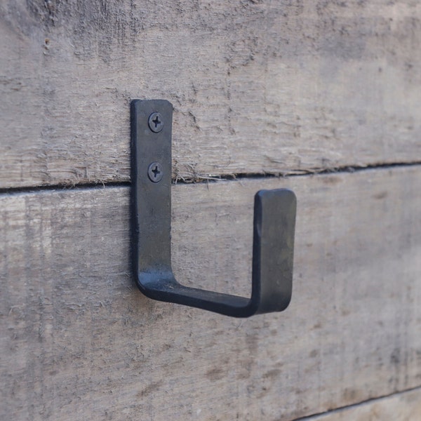 Hand Forged Wall Hook cord hook coat hook towel hook farmhouse rustic