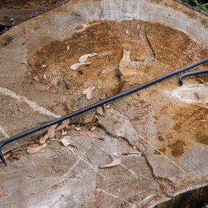 Hand Forged Fire Poker for Fireplace, Cabin, Camp Fire, Farmhouse