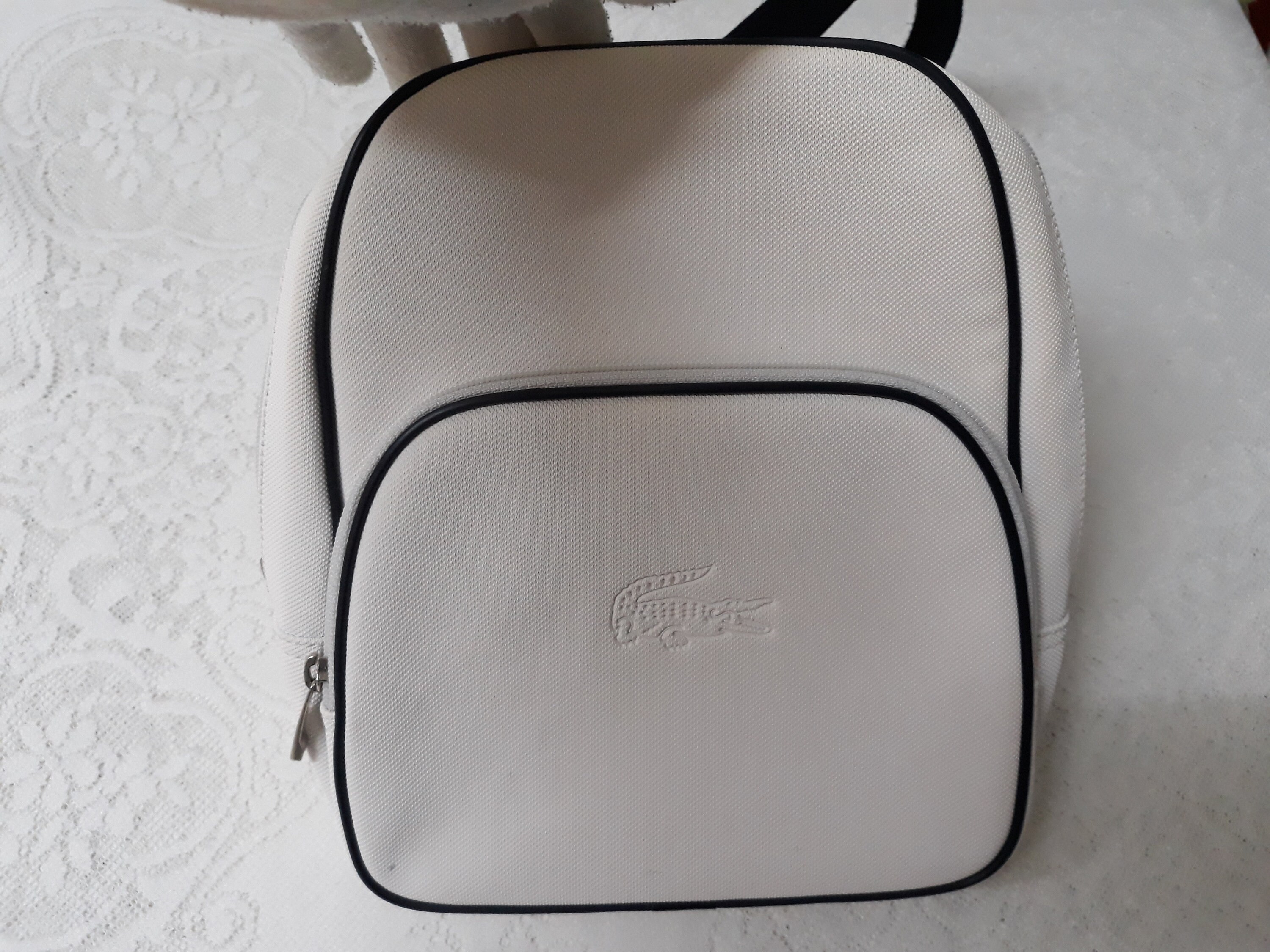 New Authentic Vintage LACOSTE Ladies Girls COIN PURSE Classic 4 Navy Blue