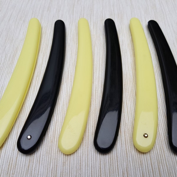 Straight Razor Scales for restorations plastic/celluloid 5/8th 6/8th replacement scales