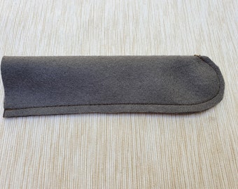 Silicone Treated Anti-Rust Straight Razor Sleeve/Case Made in UK(Razor Storage)