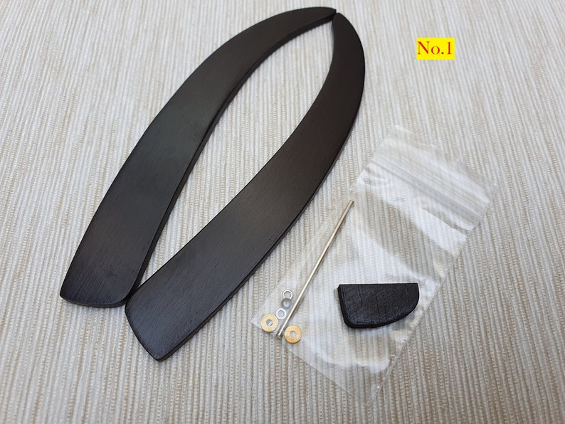 Straight Razor Scales From Ebony Wood Pins washers 5/8th 6/8 Etsy