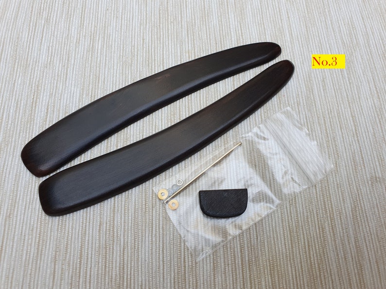 Straight Razor Scales From Ebony Wood Pins washers 5/8th 6/8 Etsy