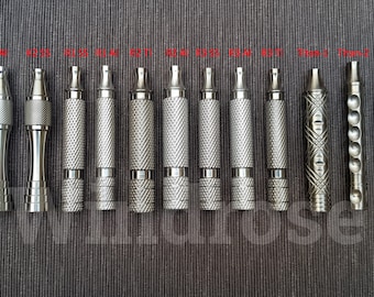 Windrose Safety razor Handles 12 to choose from. Made from SS Al or Ti 2019