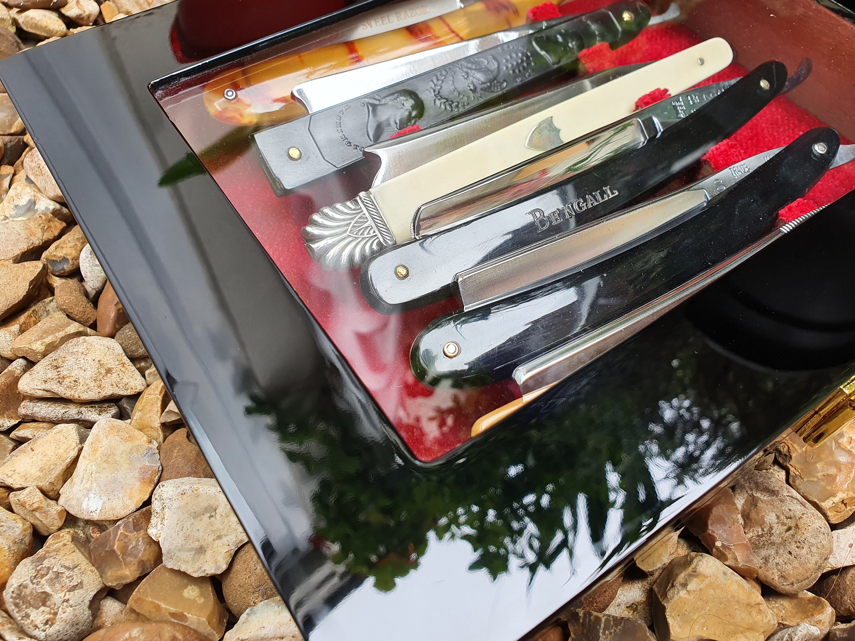 High Quality Straight Razor Display Case for 6 Razorsgloss Etsy UK
