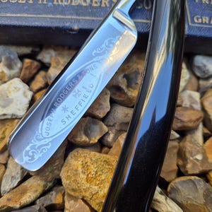 Sheffield Straight Razor Joseph Rodgers & Sons 6/8th Hollow Ground ...
