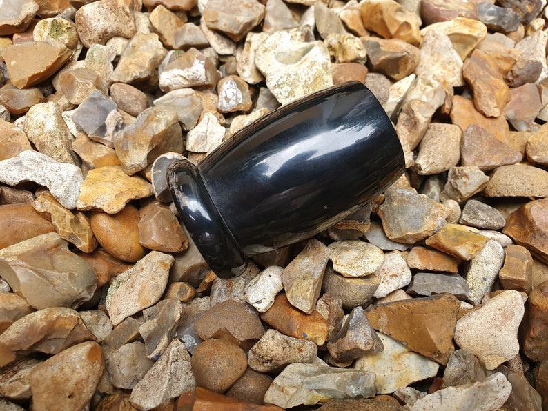 Natural Dark Horn Shaving Brush handle only High Quality. Etsy