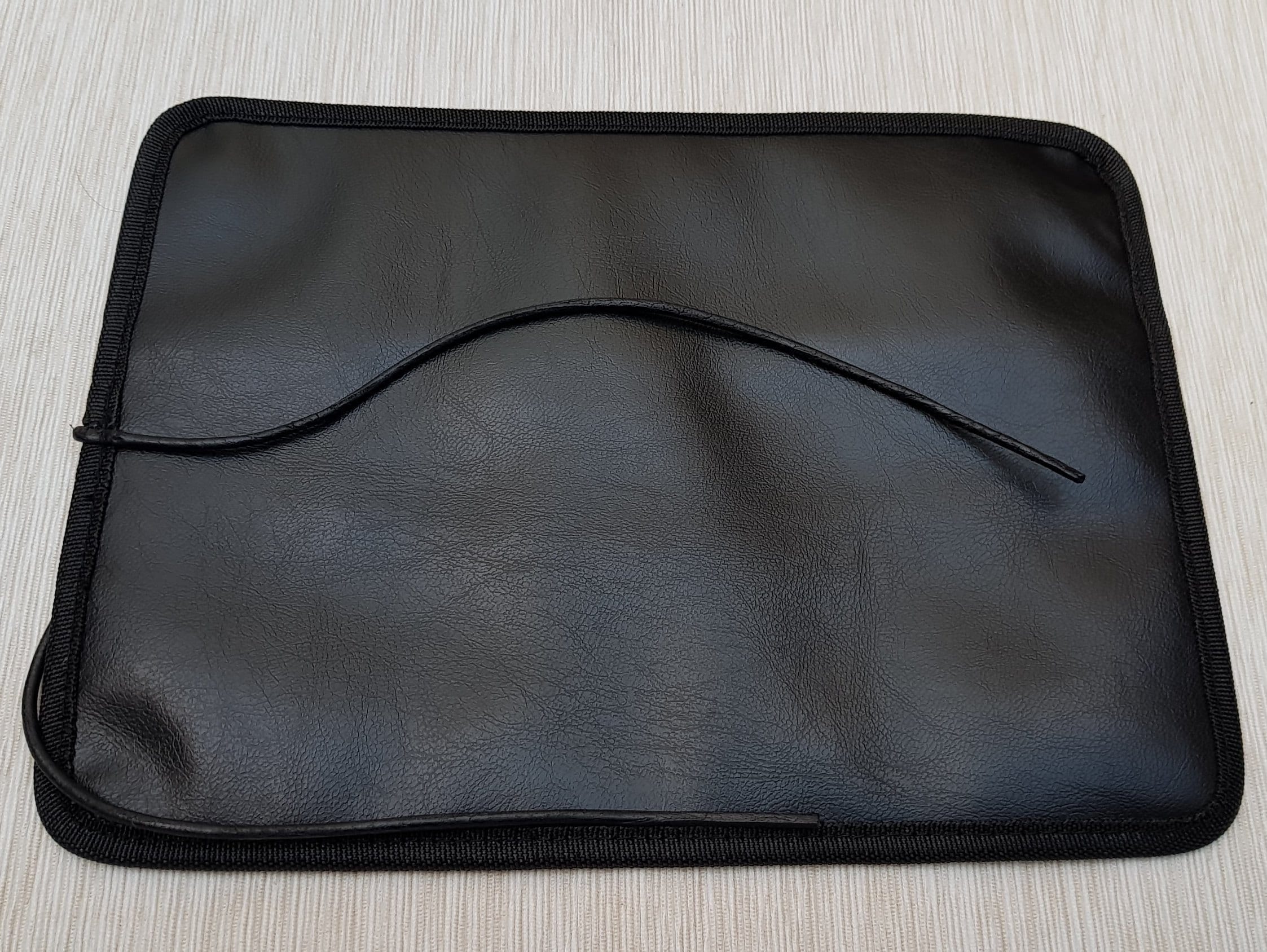 7day Straight Razor Black Faux Leather Roll/case by Windrose Etsy