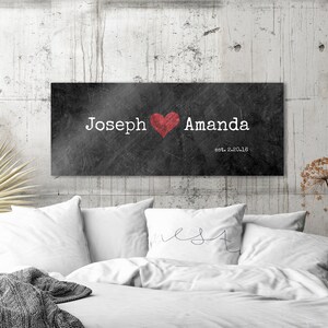 Couples Name Sign, 6 Year Anniversary Gift, Iron Anniversary Gift,  Unique Gift,  6th Anniversary Gift for wife, Established Sign, Iron gift