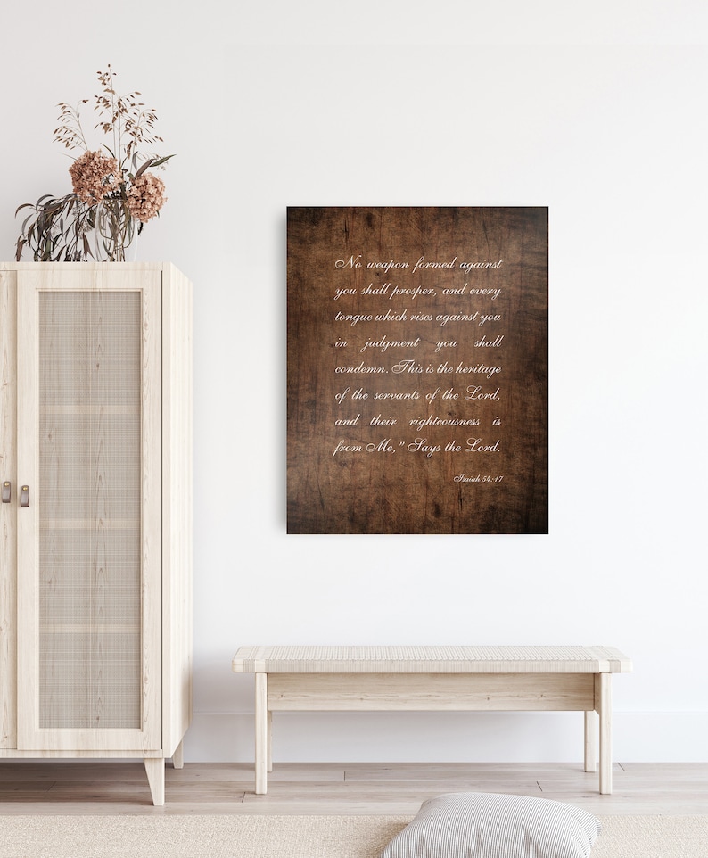 Personalized Bible Verse Wood Sign: Rustic Scripture Wall Art - Etsy