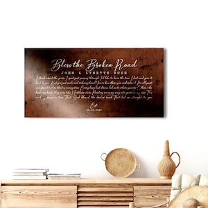 Wedding Song on Bronze, Song Plaque, Lyrics Sign, Personalized, Anniversary Art, 8th Anniversary, 1st Dance Art, Custom Plaque, with lyrics