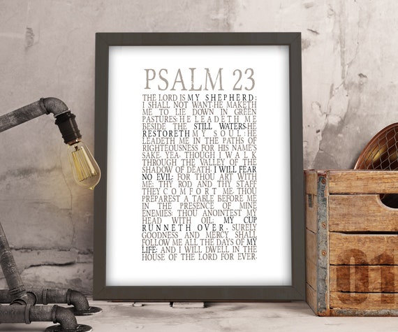 Psalm 23 {Poster} Psalm 23 {Poster}