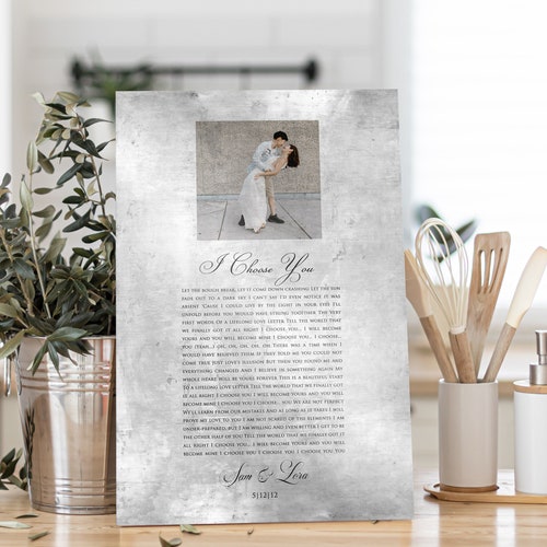 Wedding Song on Tin Anniversary Tin Gift 10th Anniversary Etsy