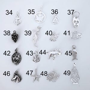 Genuine 925 Solid Sterling Silver Small Charms Genuine Sterling Silver Charms Sterling silver charm 58+ available... MORE +. 925 charms.+ image 8